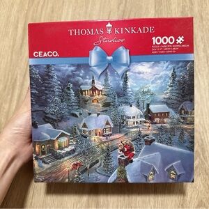 Thomas kinkade Santa Christmas 1000 pc puzzle